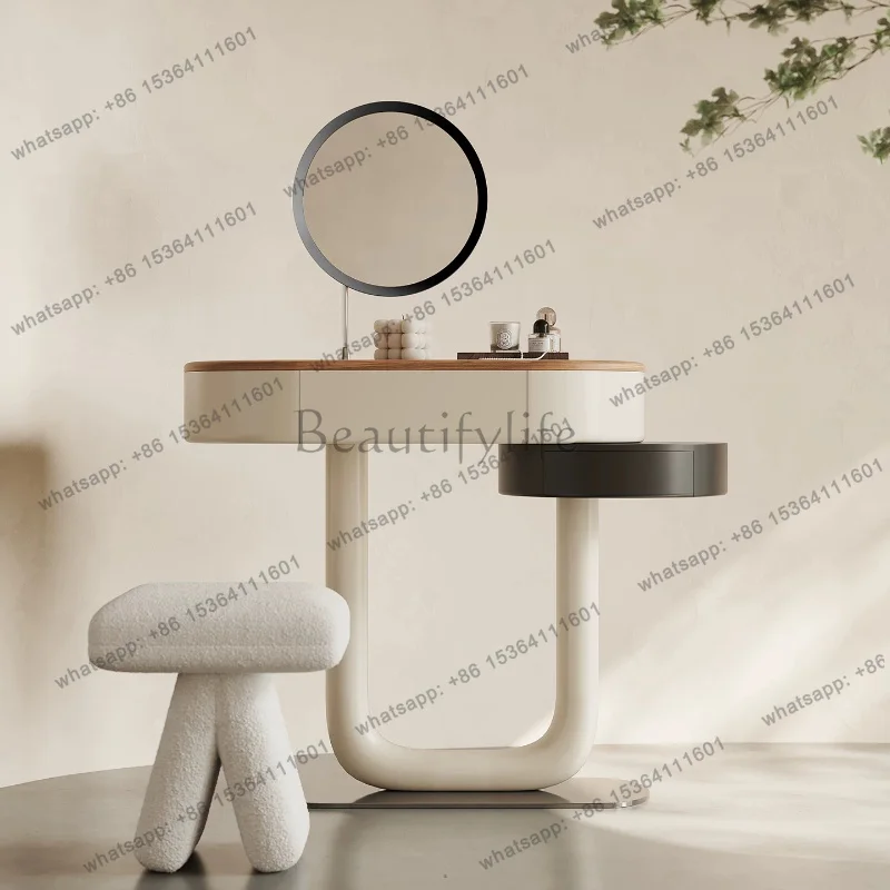LSItalian Dresser Storage Cabinet Tables Bedroom Vanity Makeup Desk Table Locker Toiletries Dressing Table Vanities Home