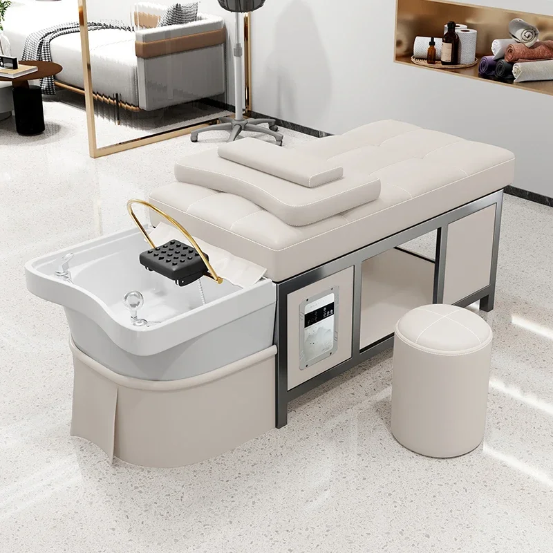 

Beauty Shampoo Bed Wash Hair Spa Recliner Hairdressing Water Therapy Shampoo Bed Armchairs Meuble Esthéticienne Unique Furniture