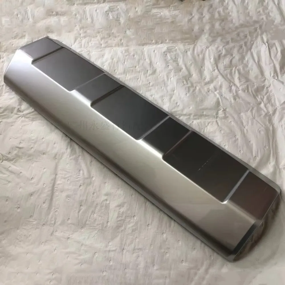 For Toyota FJ Cruiser Front Bumper Silver Protective Plate Front Bumper Cover Front Bumper Lower Trim Panel Skid Plate