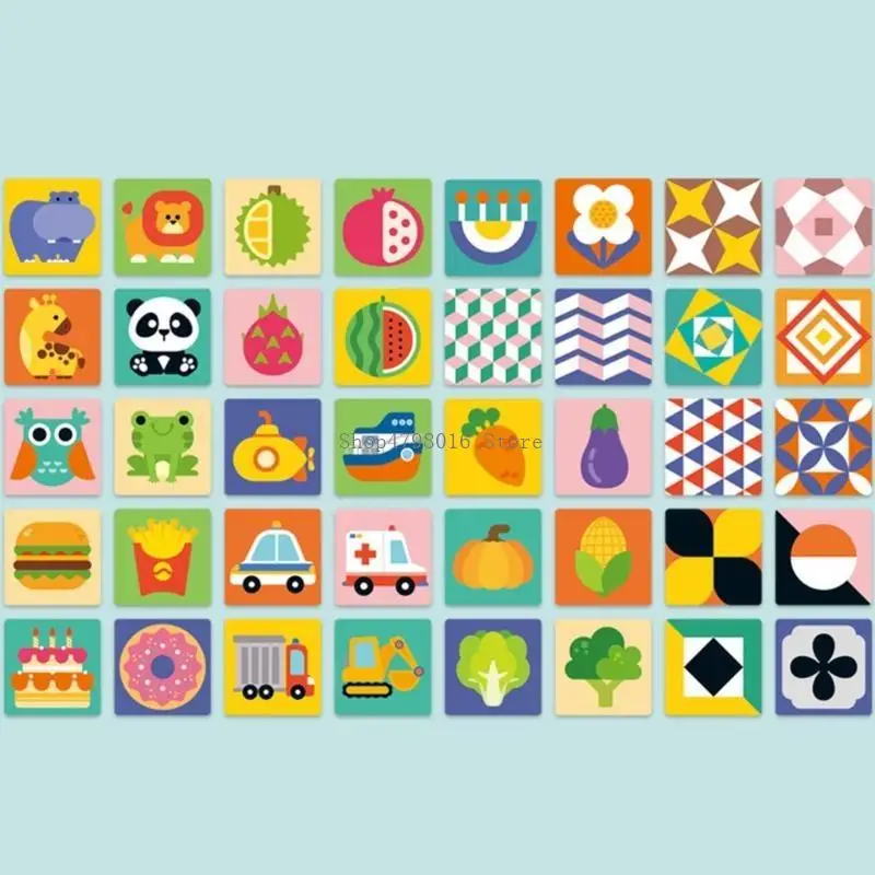 أسود أبيض بصري مرتفع على النقيض من بطاقة التحفيز المرئي للأطفال