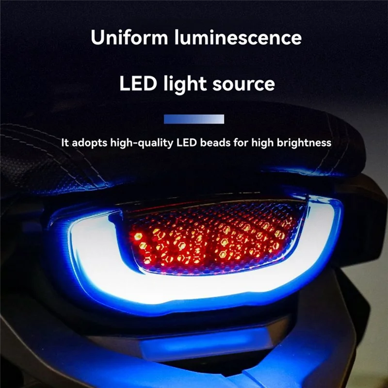 

AU34-мотоциклетный светодиодный задний фонарь указателя поворота стоп-сигнал плавный свет для Honda Cb650r свет