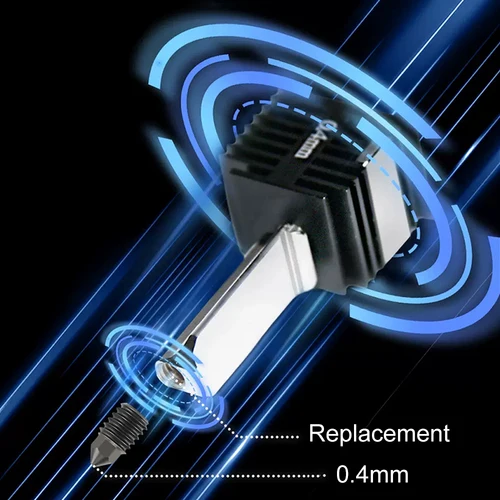 Imagen 2 del producto Kit Hotend para Bambu Lab A1, A1 Mini Hotend boquilla de 0,4mm de acero endurecido para Bambulab A1 Kit de montaje de extremo caliente piezas de impresora 3D