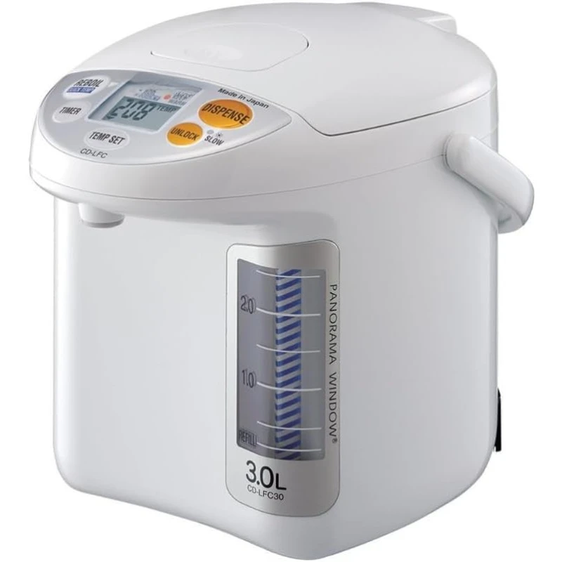 CD-LFC30 Panorama Window Micom Water Boiler and Warmer, 101 oz/3.0 L, White