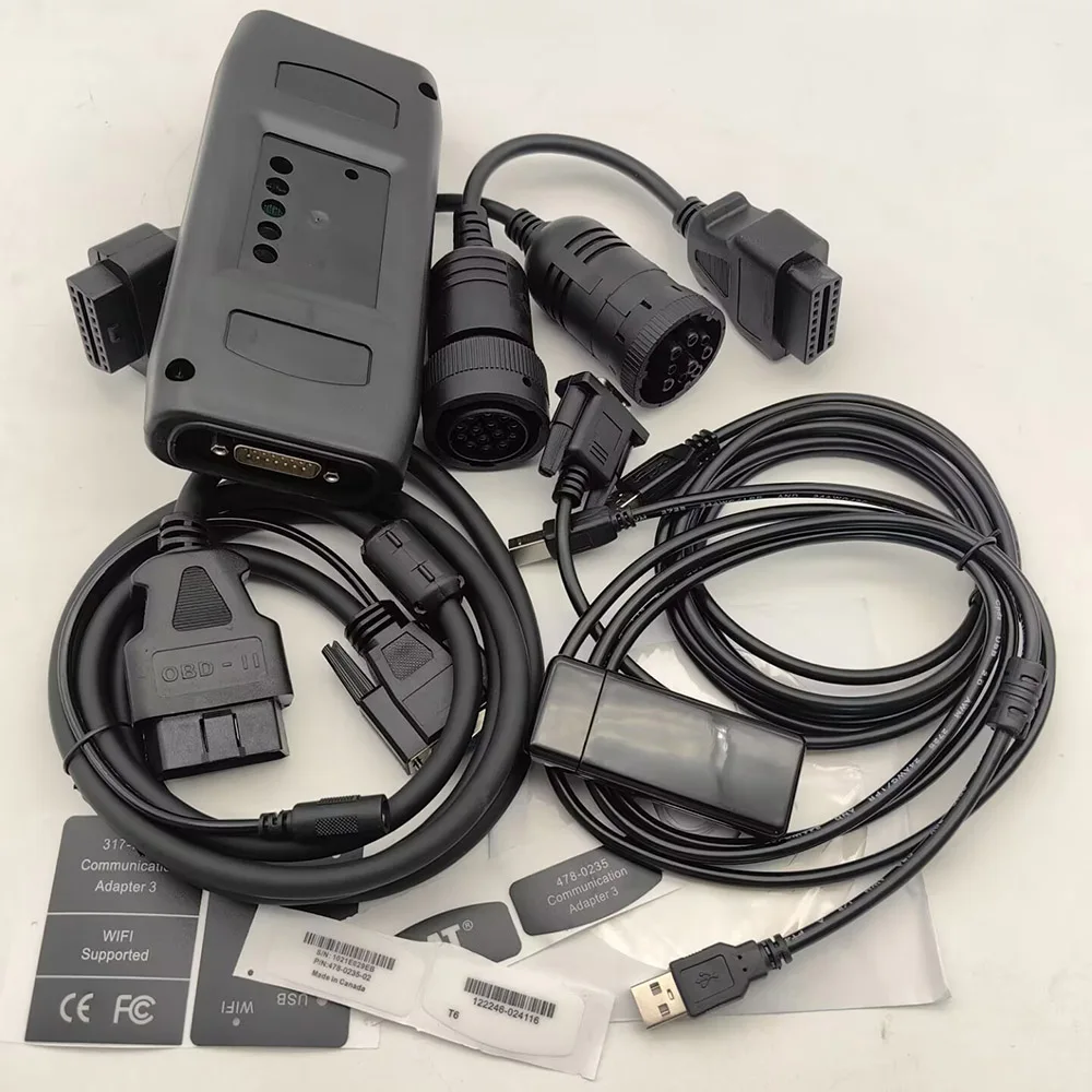CAT ET3 wifi Adapter III Heavy Duty Truck CAT3 Communication Connection 9PIN 14PIN cater-pilla OBD2 Scanner OBD Diagnostic tools