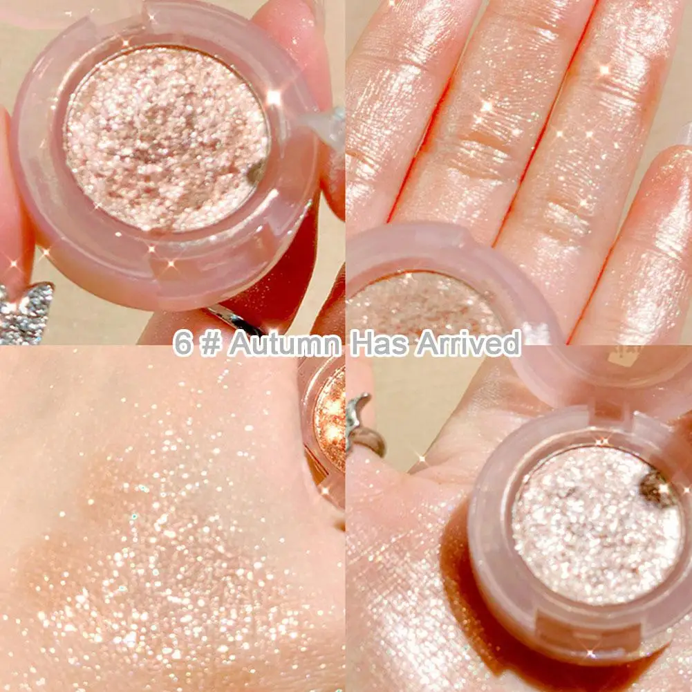 防水パレットシャドウ 4 色フラッシュハイライト明るくするカイコモノクロアイシャドウアイメイクなしでメイクを落とす