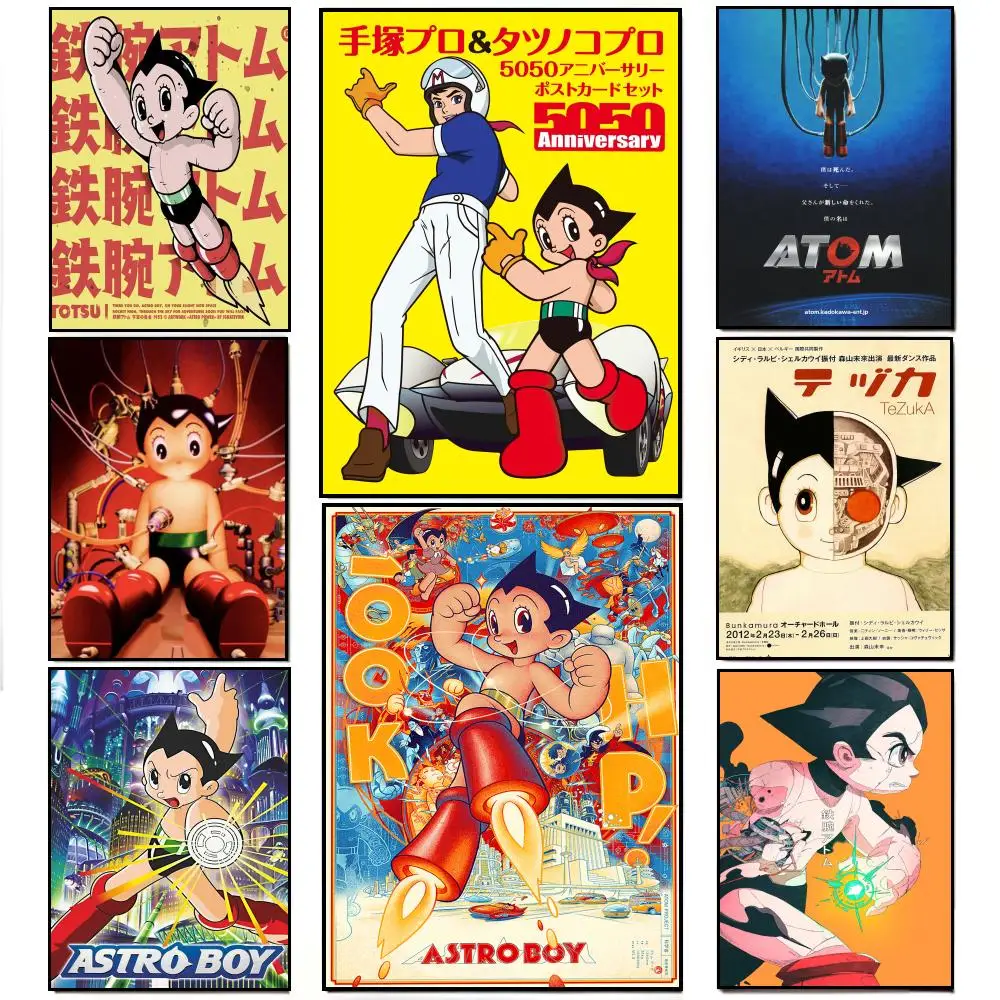 A-Astro B-Boy Classic Anime Poster Poster HD Wasserdichter Wandaufkleber Bar Wohnzimmer Dekor Geschenk