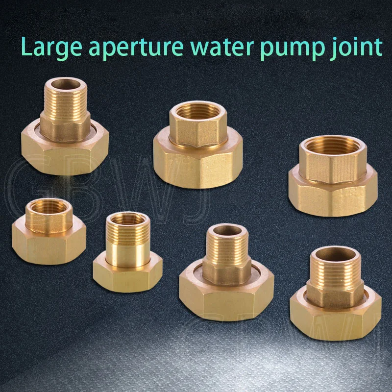 3/4 Inch 1 Inch 1.5 Inch All Copper Tap Water Meter Pump Adapter 1/2 IN Inner Wire Outer Teeth Double Inner Wire Live Joint