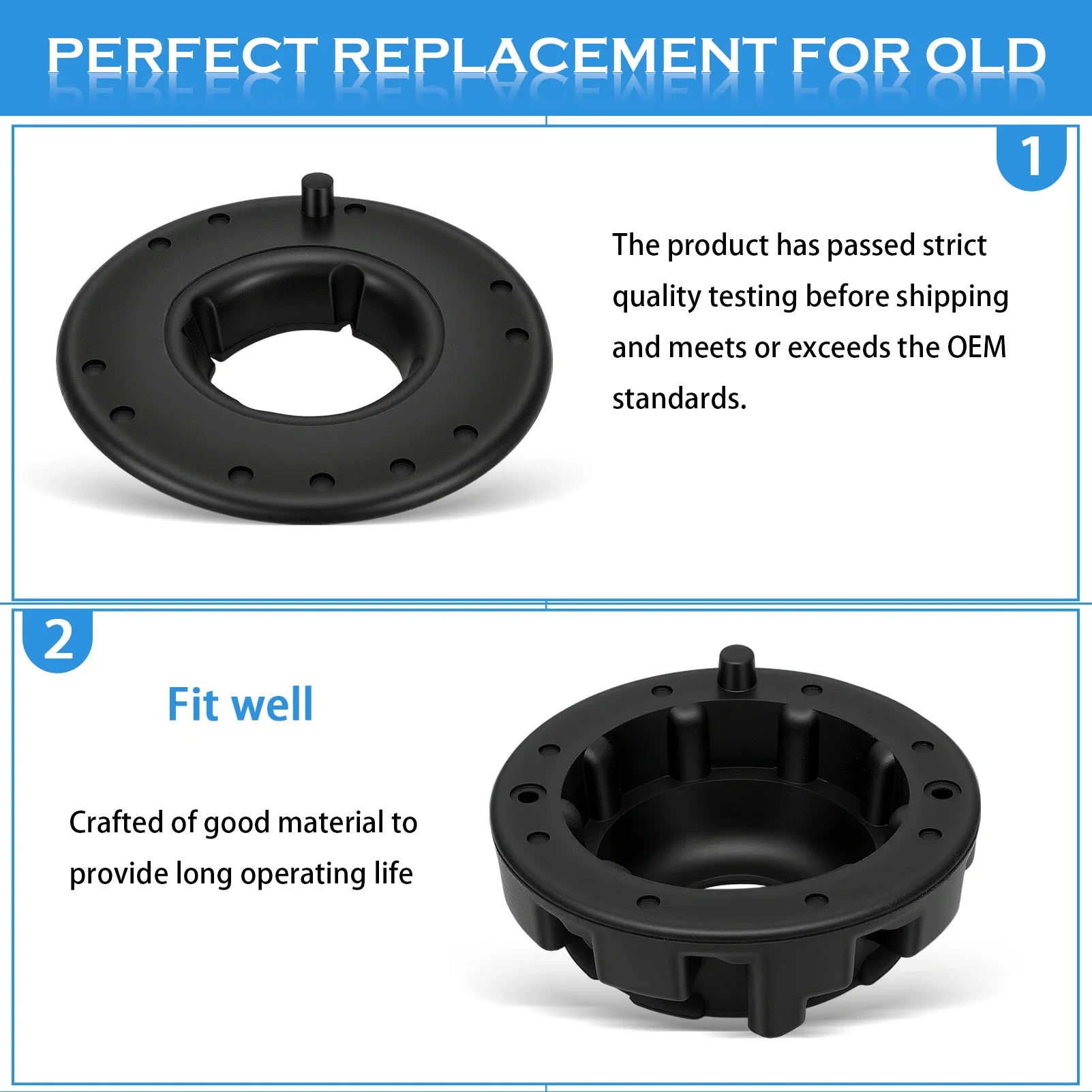 8PCS 52088346AB Car Rear Upper/Lower Coil Spring Insulator Kit 52088402AB K160061 for Grand Cherokee 1999-2004  K160042