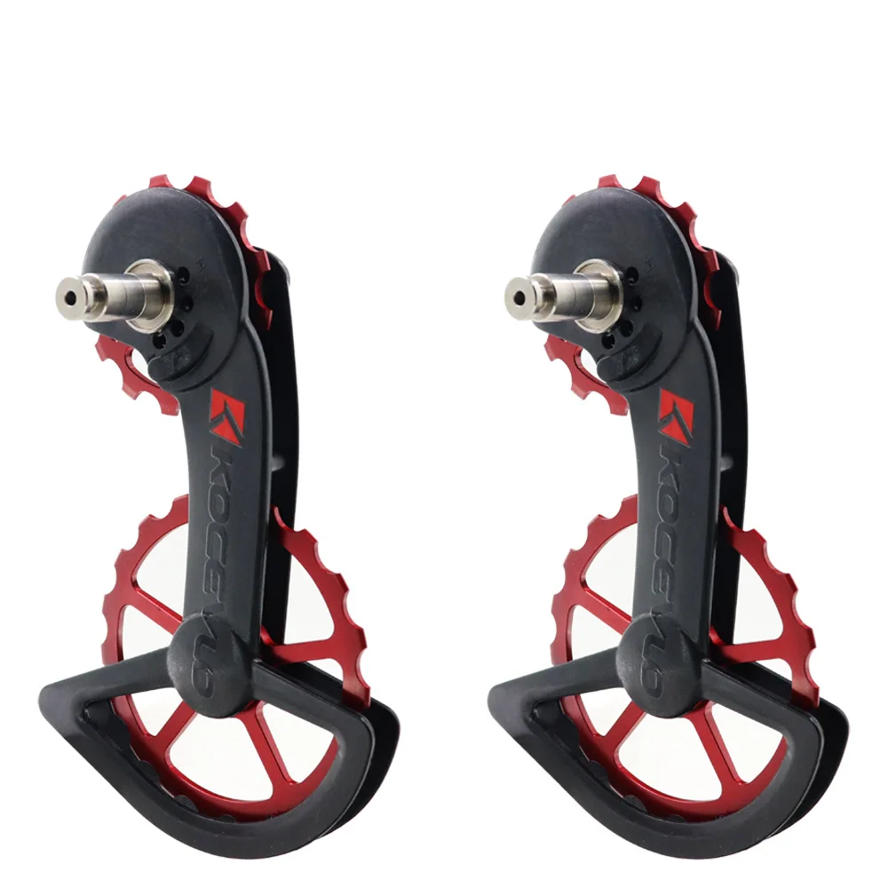 

19T Carbon Bicycle Rear Derailleur Oversized Pulley Wheel System For R9100/9150 and R8000 SS/R8050 R7000 105 12S FORCE RED AXS