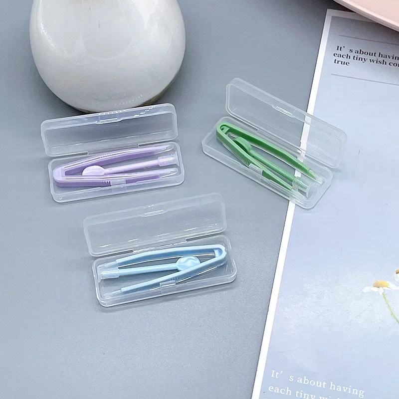 Useful Contact Lens Contact Applicator Tweezer Set Case Box Contact Lens Stick Suction Inserter Remover Eyewear Accessories