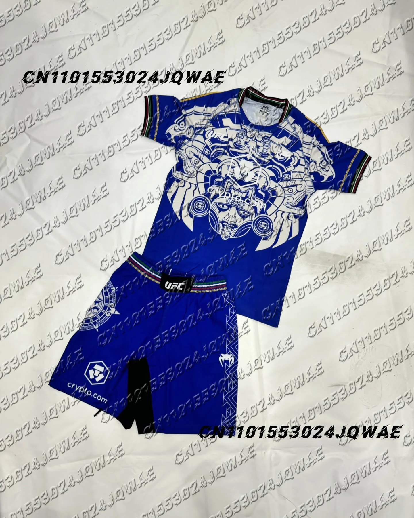 2025 جديد UFC الملاكمة القتال التدريب قصيرة الأكمام السراويل الرجال النساء فضفاضة تنفس التجفيف السريع امتصاص العرق مجموعة رياضية ﻿