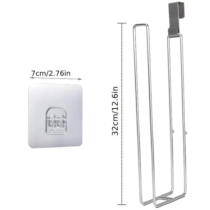 CPI-1Pc Heavy Duty Iron Toilet Paper Towel Rack - Wall Mounted Roll Holder with Storage Shelf,Multi-Purpose for Bathroom Kitchen