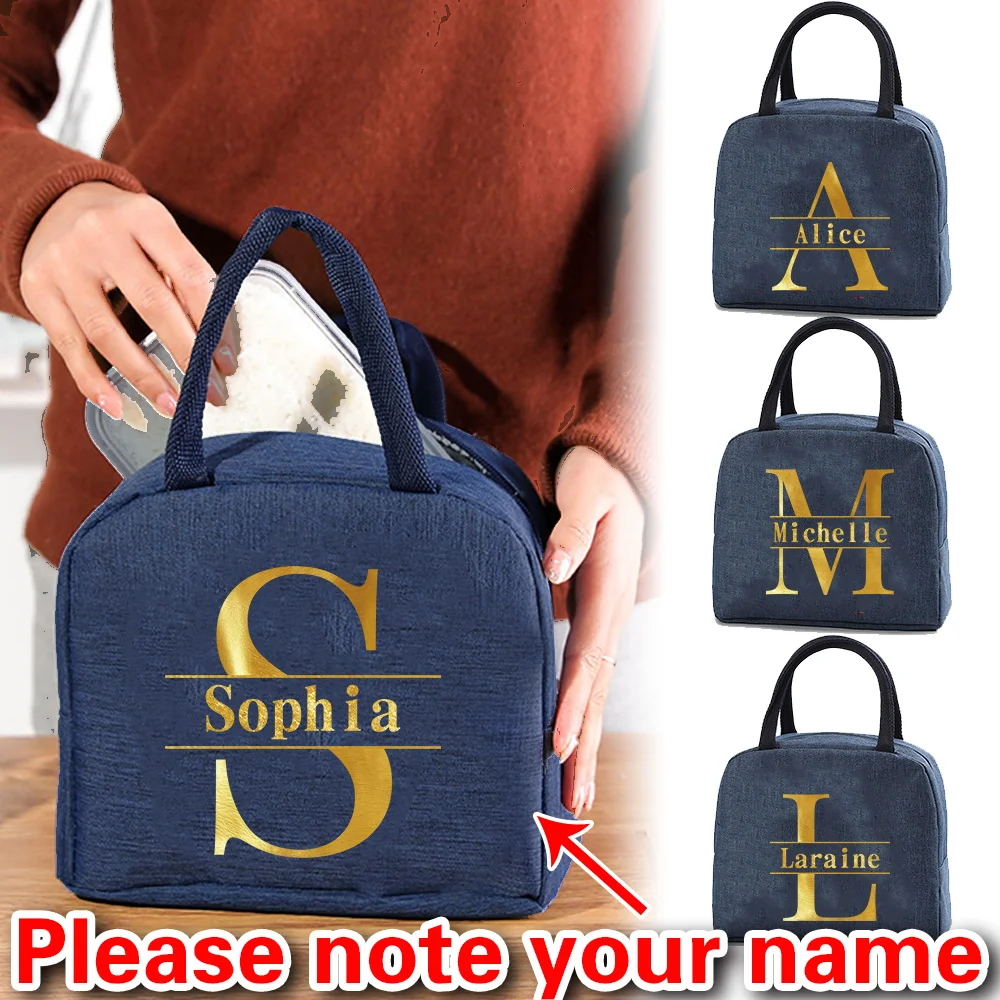 شخصية مخصصة حقيبة الغداء العزل الحراري علب الاغذية الكبار العمل الشاطئ نزهة المشي لمسافات طويلة