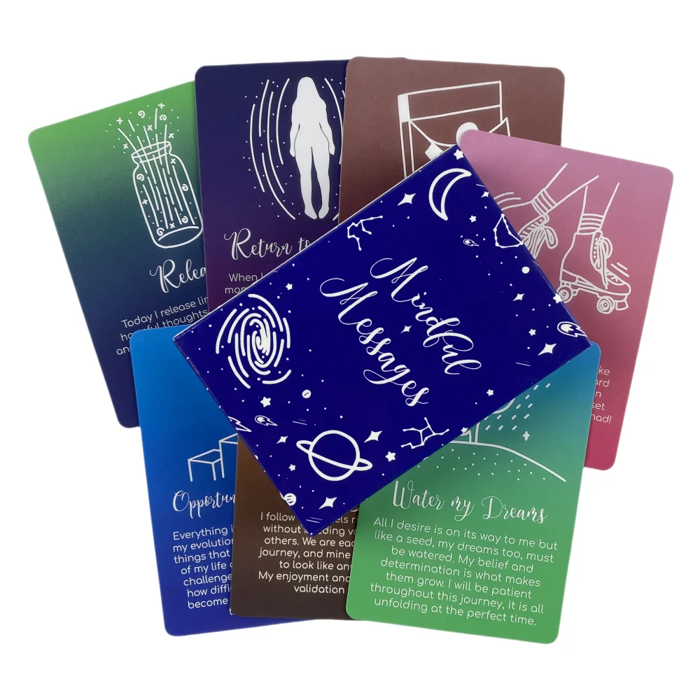 Nowe Mindful Messages Oracle Tarot Card Rekreacyjne gry rozrywkowe Karta