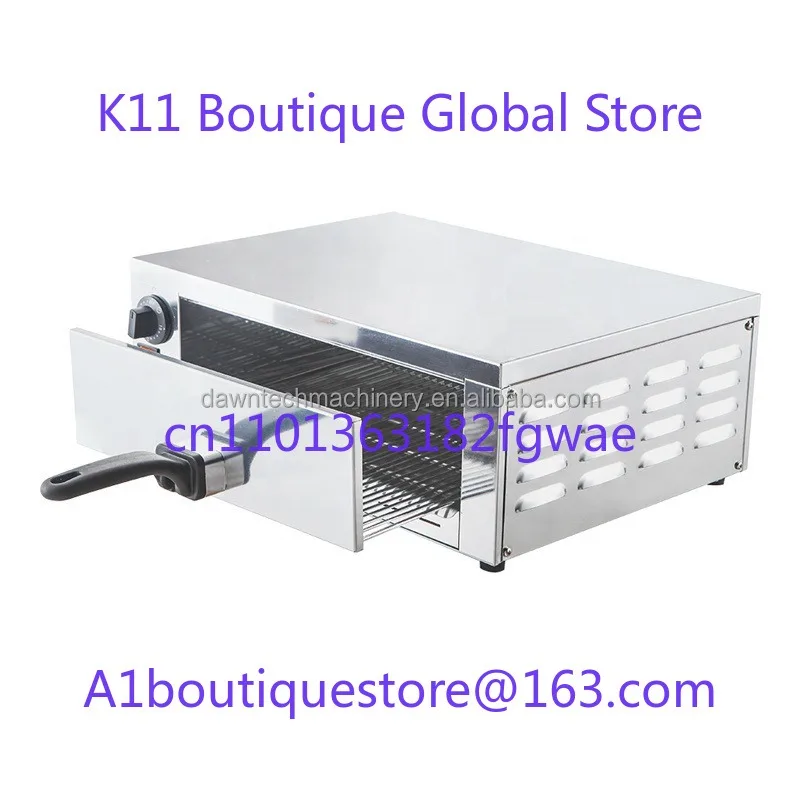 

16-дюймовая коммерческая электрическая портативная печь для пиццы из нержавеющей стали с контролем температуры, хлеба, хлебобулочной печи для кухни