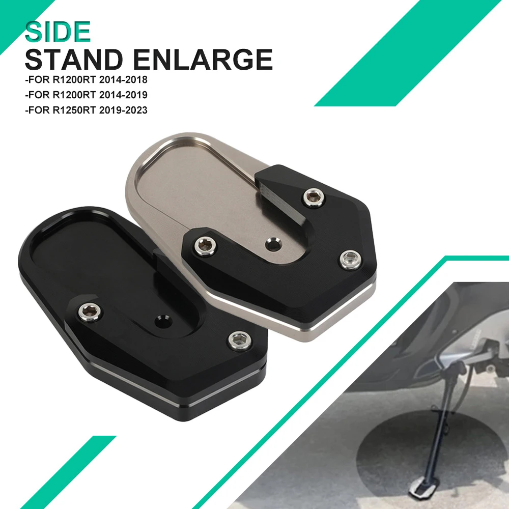 แผ่นรองขาตั้งด้านข้างของมอเตอร์ไซค์2023สำหรับ BMW R1250RT R1250RS R 1250 R1250 RS RT 1250RT 1250RS 2019 2020 2021 2022