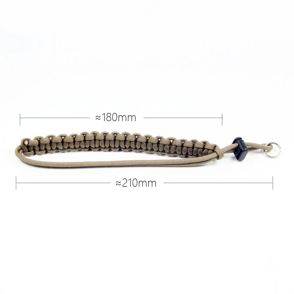 Universal Paracord Nylon Braided Adjustable Hand Lanyard Quick Release Comfort Antislip Camera Wrist Strap