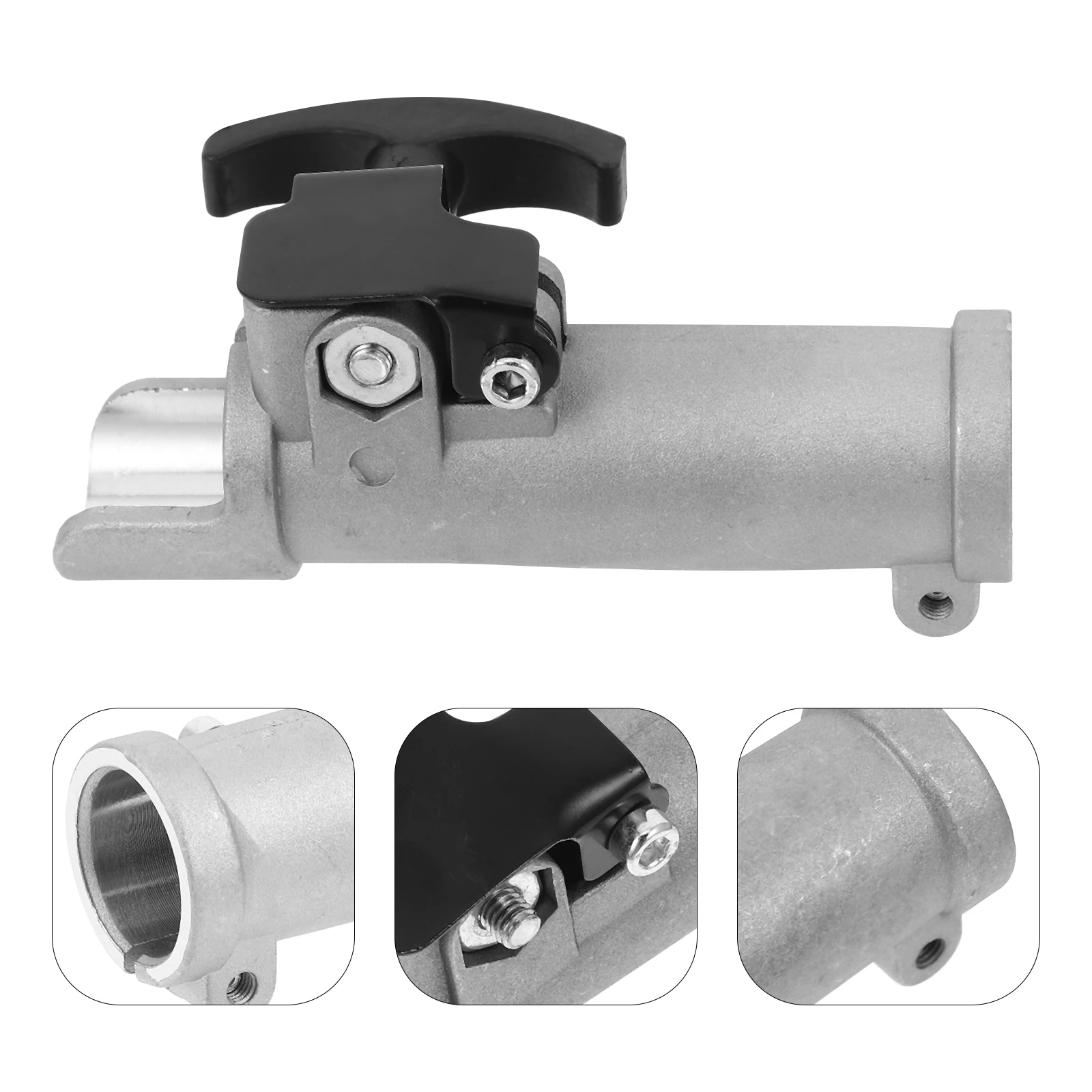 

1pc Replacement For Lawn Mower Trimmer Brush Cutter Aluminum Metal Joining Clamp Garden Tool Parts Shaft Connector Clamp Durable