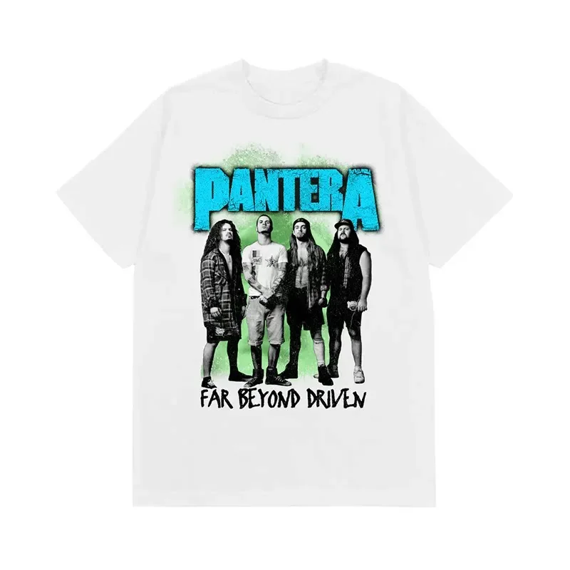 Hot Pantera Band's Dark Rock Punk Vintage Classic Album Amerikanisches Herren-Kurzarm-T-Shirt – Detail 4