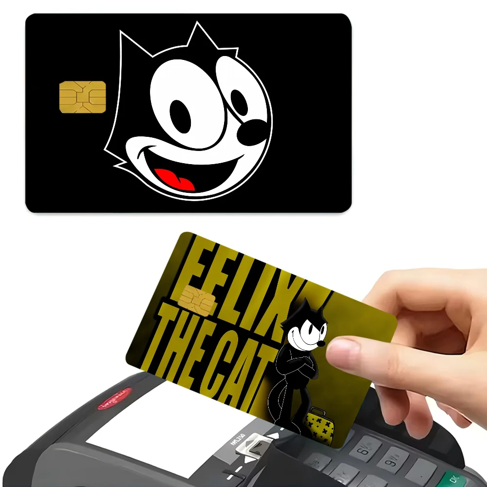 The-F-Felix-C-Cats Anime Young Creidt Card Debit Card Sticker Film Case Front Tape For Small Big Chip No Chip