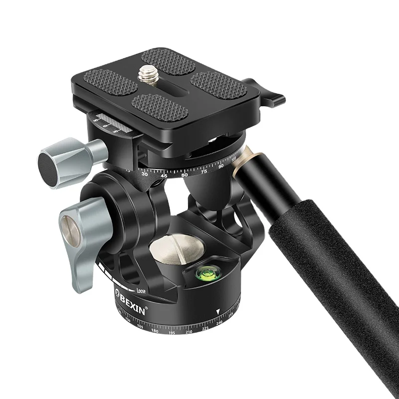 Factory Best-selling Aluminum Alloy Portable Pan Tilt DT-03R for Professional Camera Tripod
