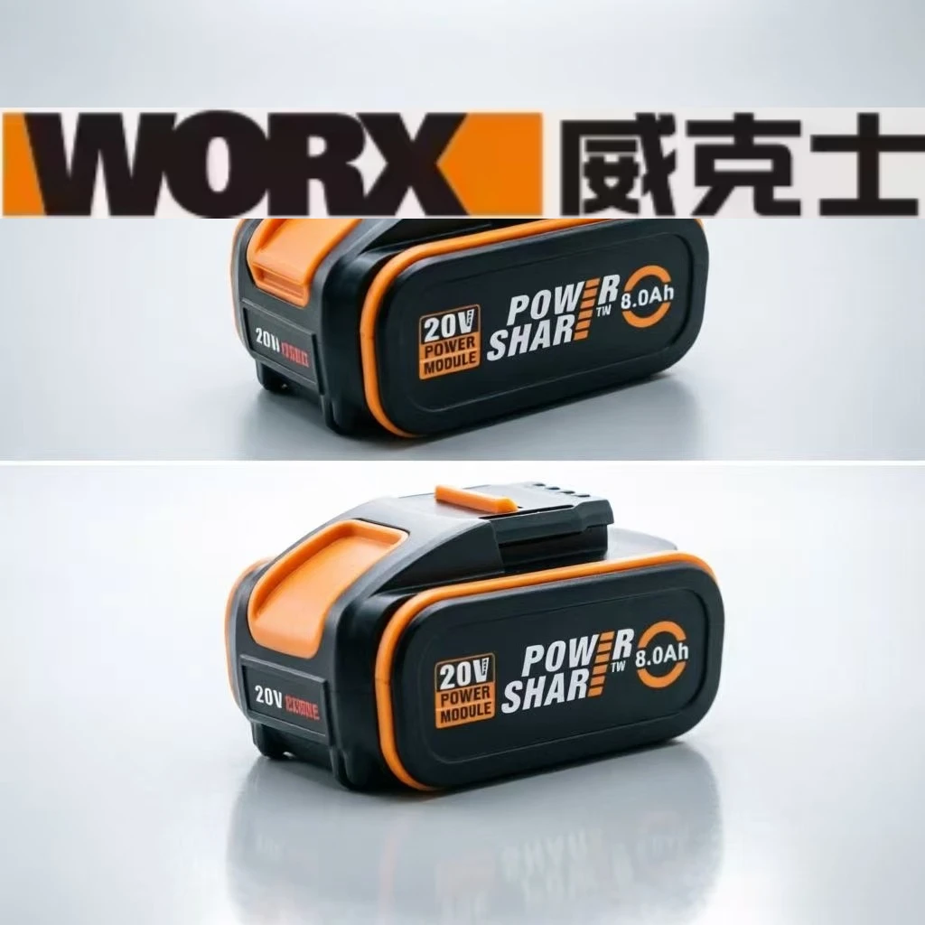 

WORX V20 20V Li-ion Battery, High Capacity Replacement Battery, Safe Protection for Worx Cordless Power Tools