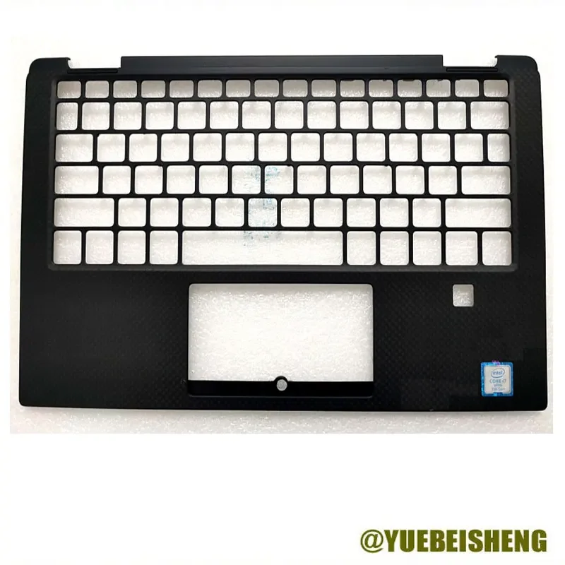 palmrest moldura do teclado tampa superior com furo de impressao digital dell xps 13 9365 95 novo e original 89gd9 089gd9 yuebeisheng2 in1 01