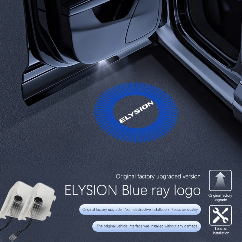 Car Accessories For Honda Elysion rr1 LED Car Door Interior Welcome Ghost Shadow Warning Light
