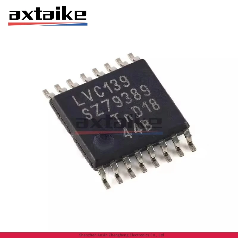 10PCS 74LVC139PW LVC139 TSSOP-16 74LVC139 74LVC139PW,118 Dual 2-to-4 Line Decoder Demultiplexer SMD IC