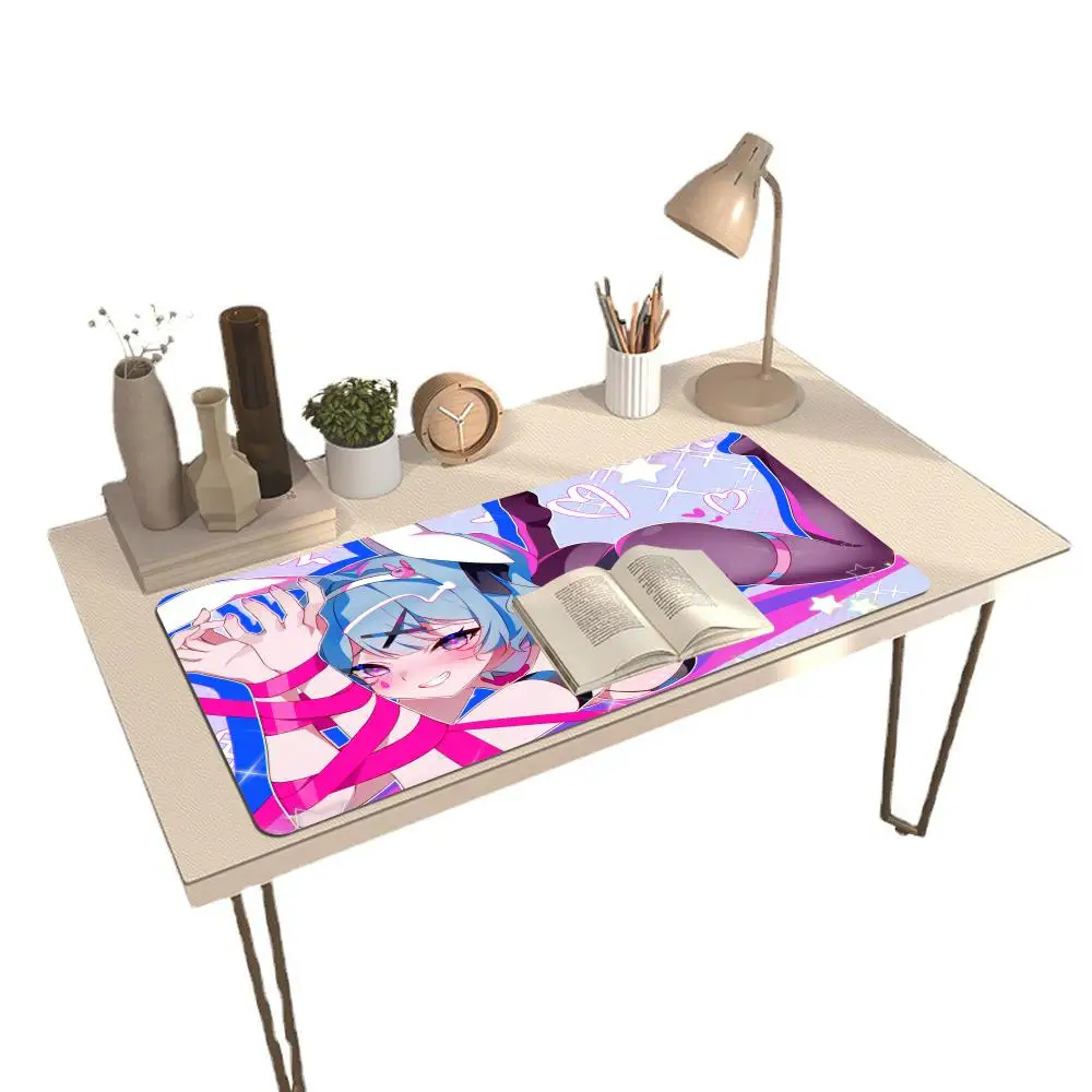 Hot 3mm Rabbit Hole Aesthetic Anti-slip Rubber Mouse Pad Anime Figure Hentai Bunny Girl Computer Desk Mat Cute Desk Accessories