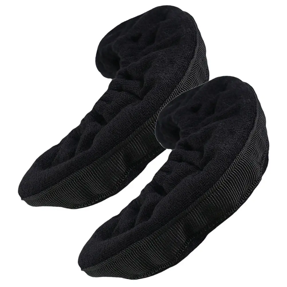 

1 пара защитных чехлов для лезвий коньков из микрофибры, жесткая защитная накладка для лезвий хоккейных коньков, портативные легкие чехлы для коньков