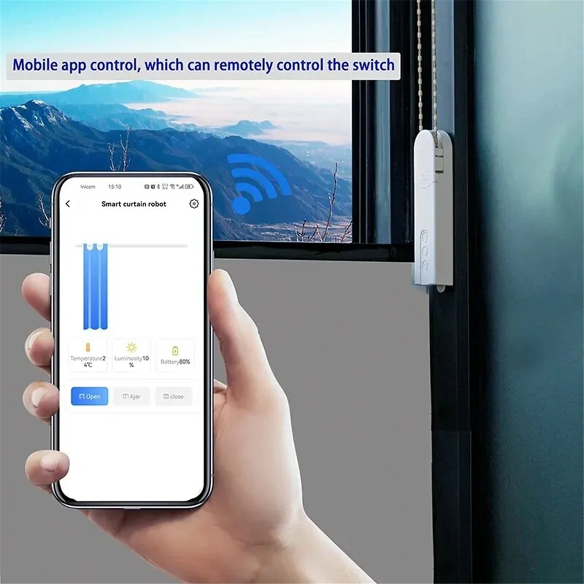 Tuya Smart Blind Motor Wifi التلقائي الكهربائية الأسطوانة مصراع الظل App التحكم رفع الستار فتح إغلاق سائق