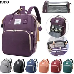 Diaper Bag Mommy Backpack Nappy Baby Large Capacity with Portable Changing Station Pad Multifunctional Travel for Baby Girl Boy