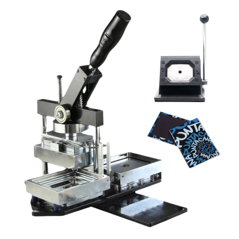 Button Machine Manufacturer 80*53mm DIY Rectangular Refrigerator Magnet Button Badge Making Machine