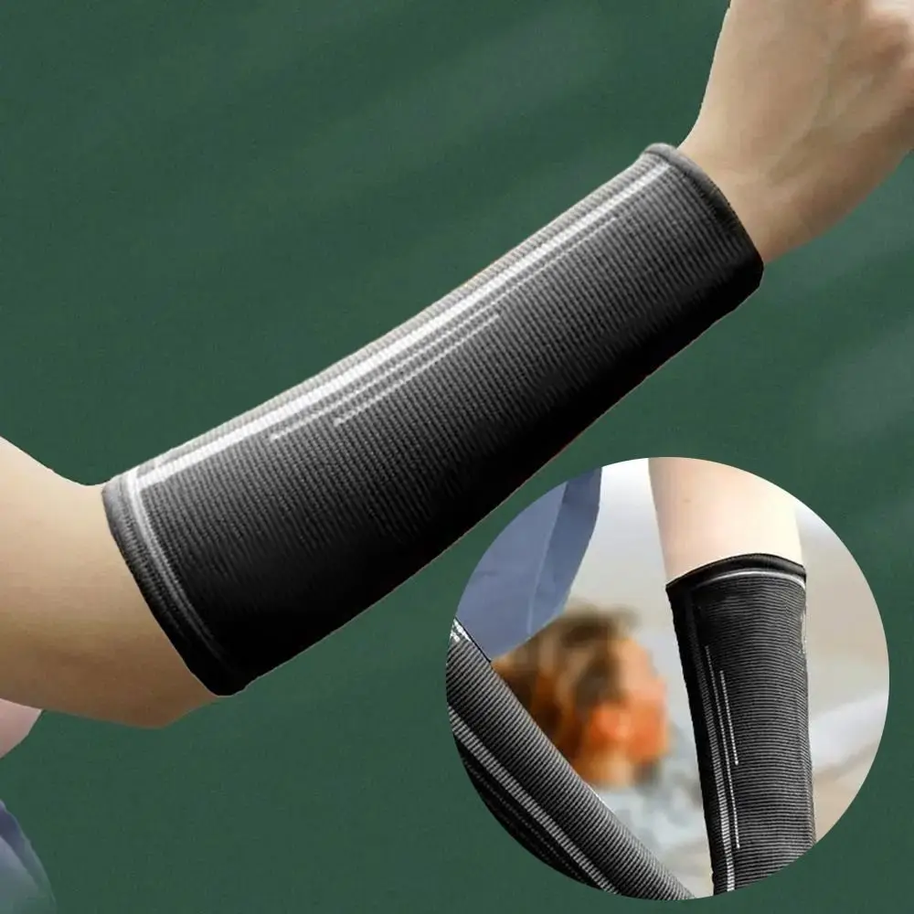 

UV Protection Volleyball Arm Sleeves Elastic Breathable Arm Warmers Wrist Support Sports Safety Forearm Compression Sleeve