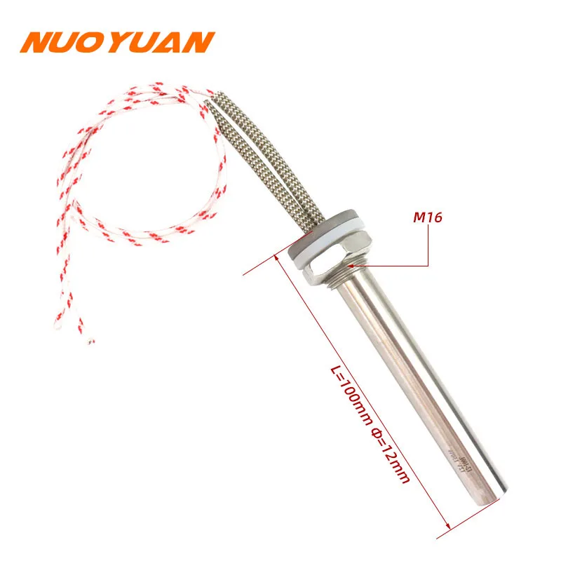 12v Heating Element 100w/150w/200w Cartridge Heater Stainless Steel Tubular Heat Pipe/Rod