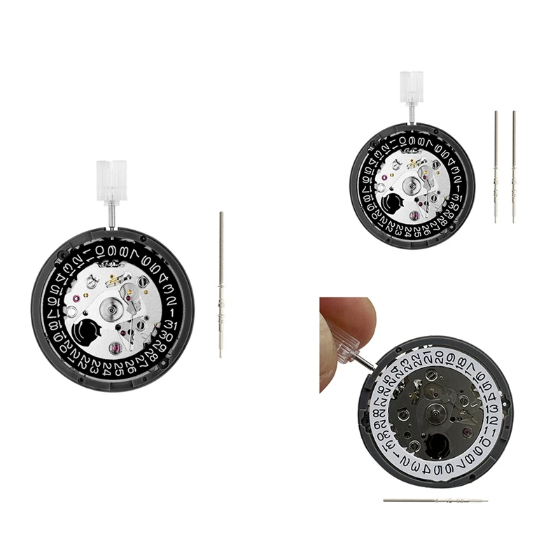 

NH35A Mechanical 3-Digit Movement With Date Window Luxury Automatic Watch Movt Replace Kit High Accuracy