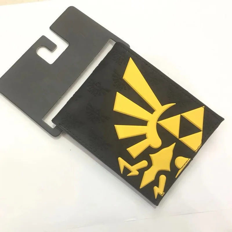 Game and anime peripherals Link Wallet cosplay accessories Men's women's short two fold wallet and leather printing wallet