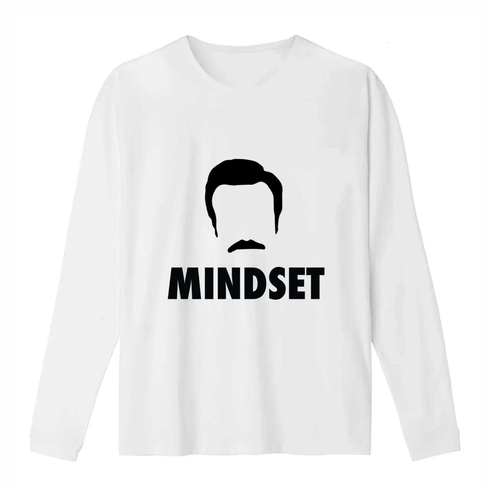 Positive Mindset T-Shirt Summer Casual Cotton Tee Oversized Streetwear Tops Vintage Graphic Print Loose Fit Short Sleeve