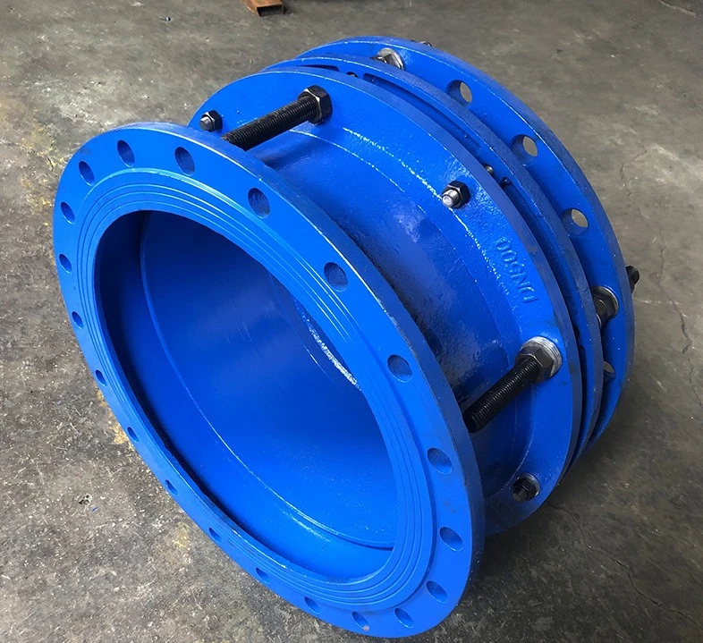 Double flange limit expansion joint PVC pipe connection flexible telescopic device, limit expansion joint