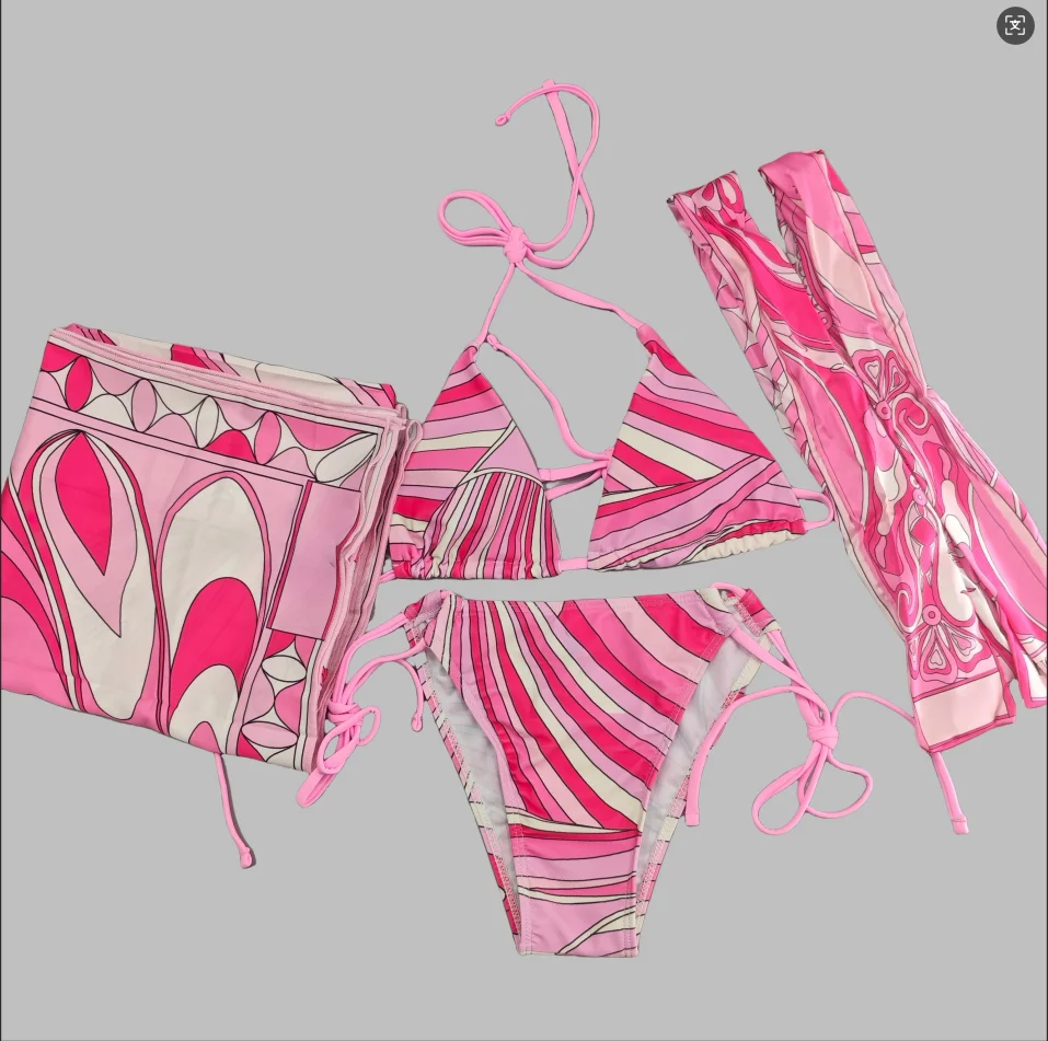 ribbon scarf bikini