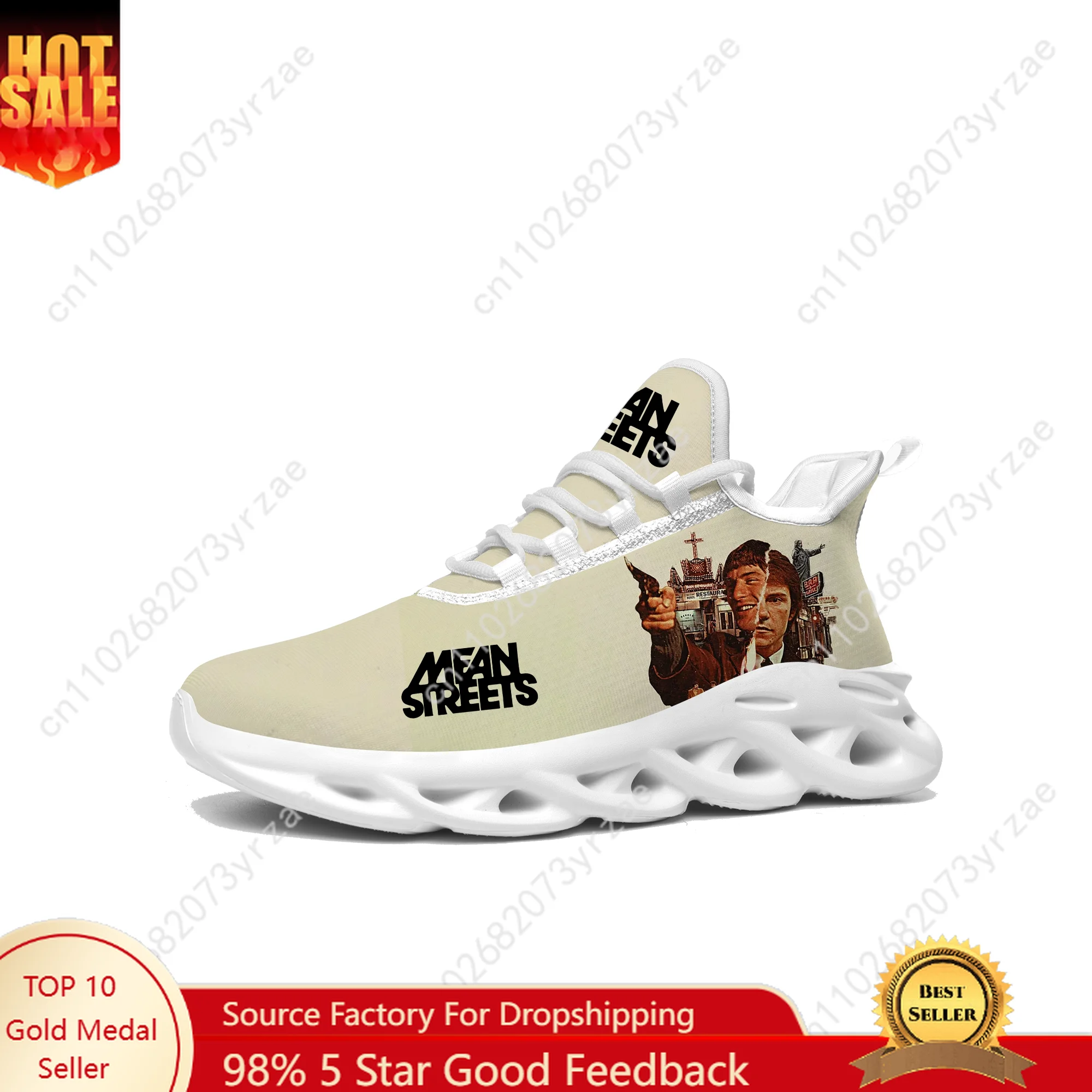 

Mean Streets Flat Sneaker Shoes Mens Womens Sports Shoe High Quality Personalized Fashion Comfortable Sneakers Customized Footwe