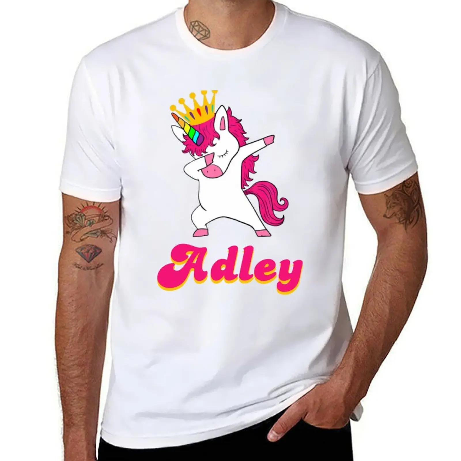 

A for Adley Kids T-Shirt T-Shirt t shirts for man graphic vintage man t shirt heavy cotton T-Shirt
