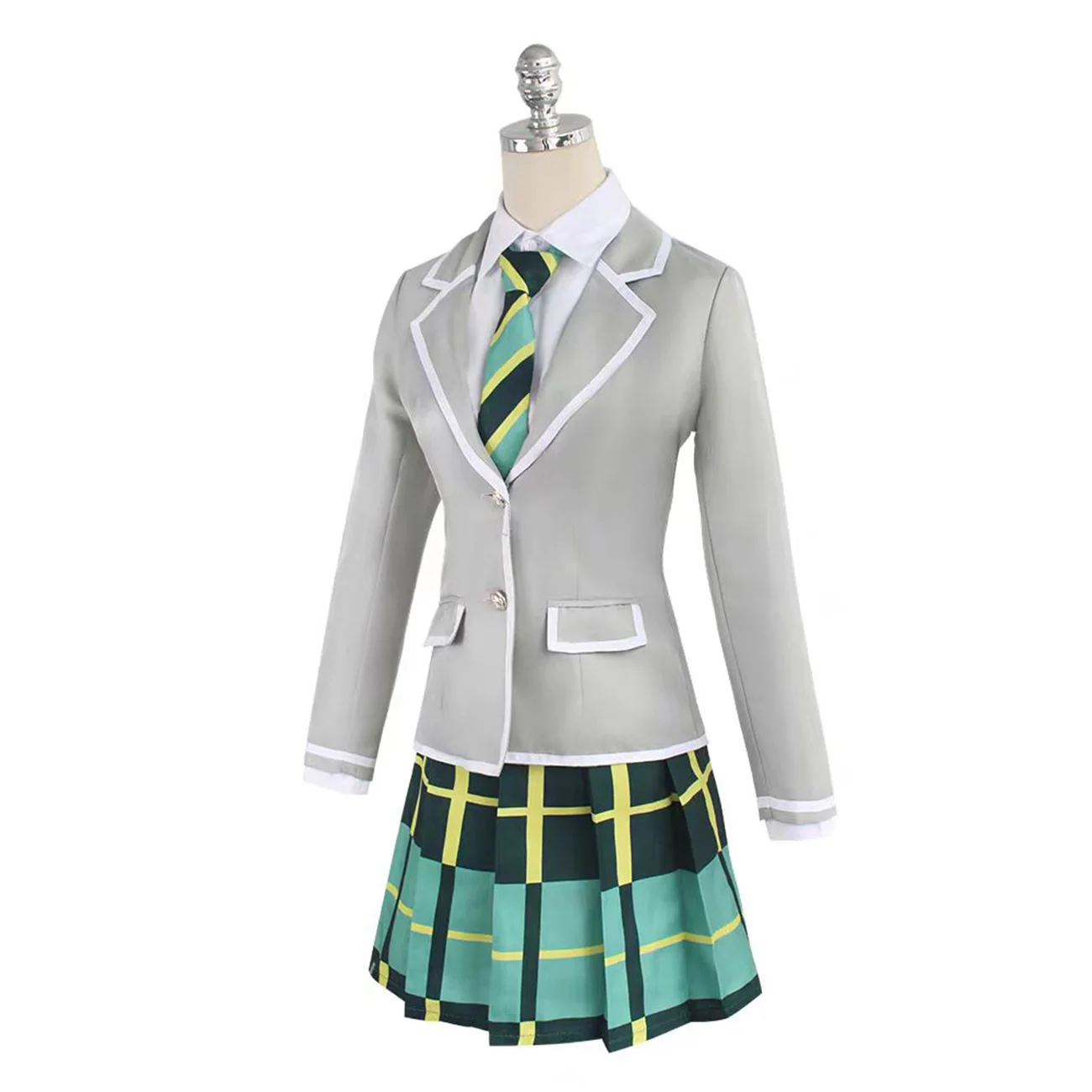 تاكاماتسو توموري أنيمي تأثيري حلي ، طقم كامل الزي المدرسي ، Anon Chihaya Cos