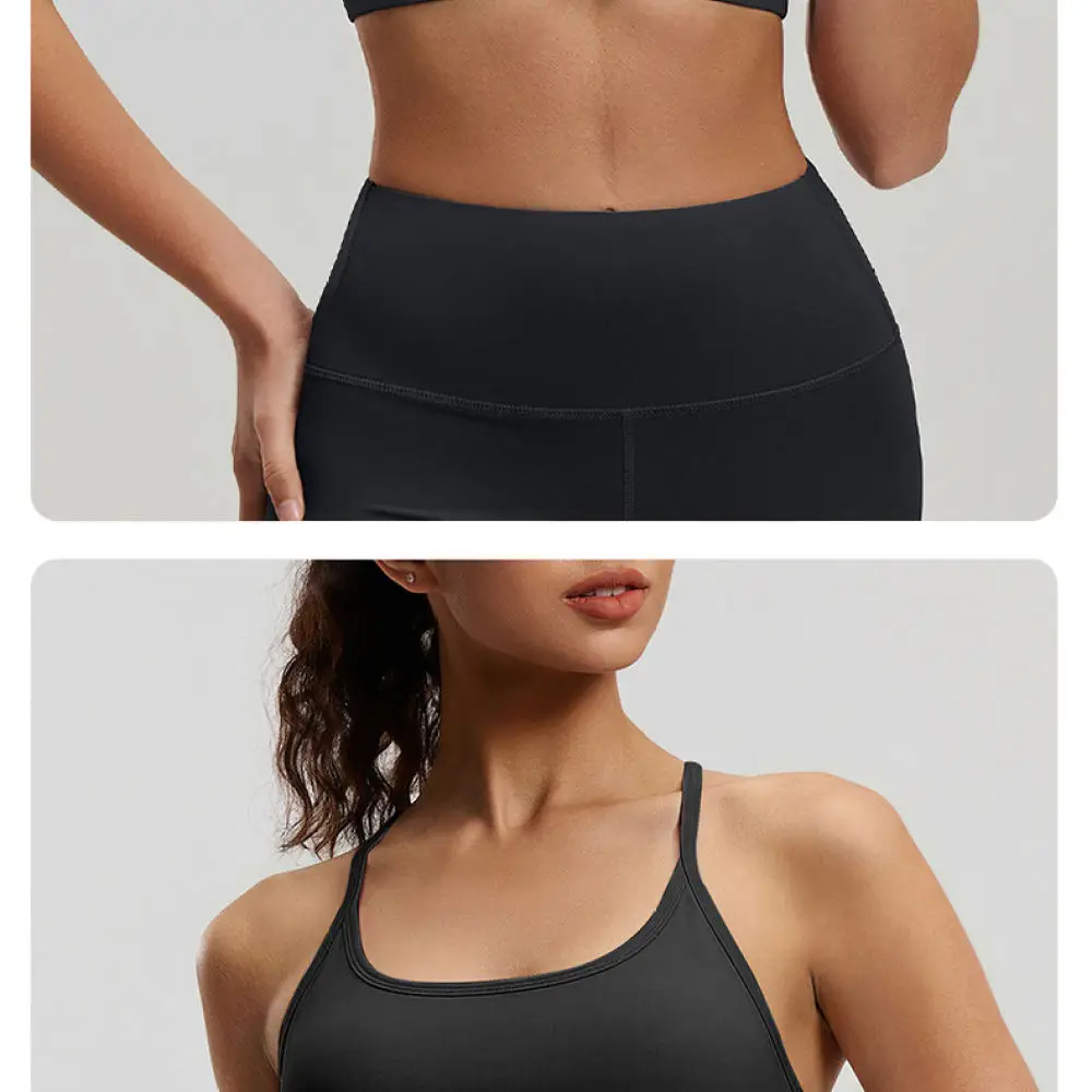 Active Yoga Bra Women Fitness Sports Top Padded Gym Running Tank Seamless Athletic Workout Vest Exercise Underwear Wear