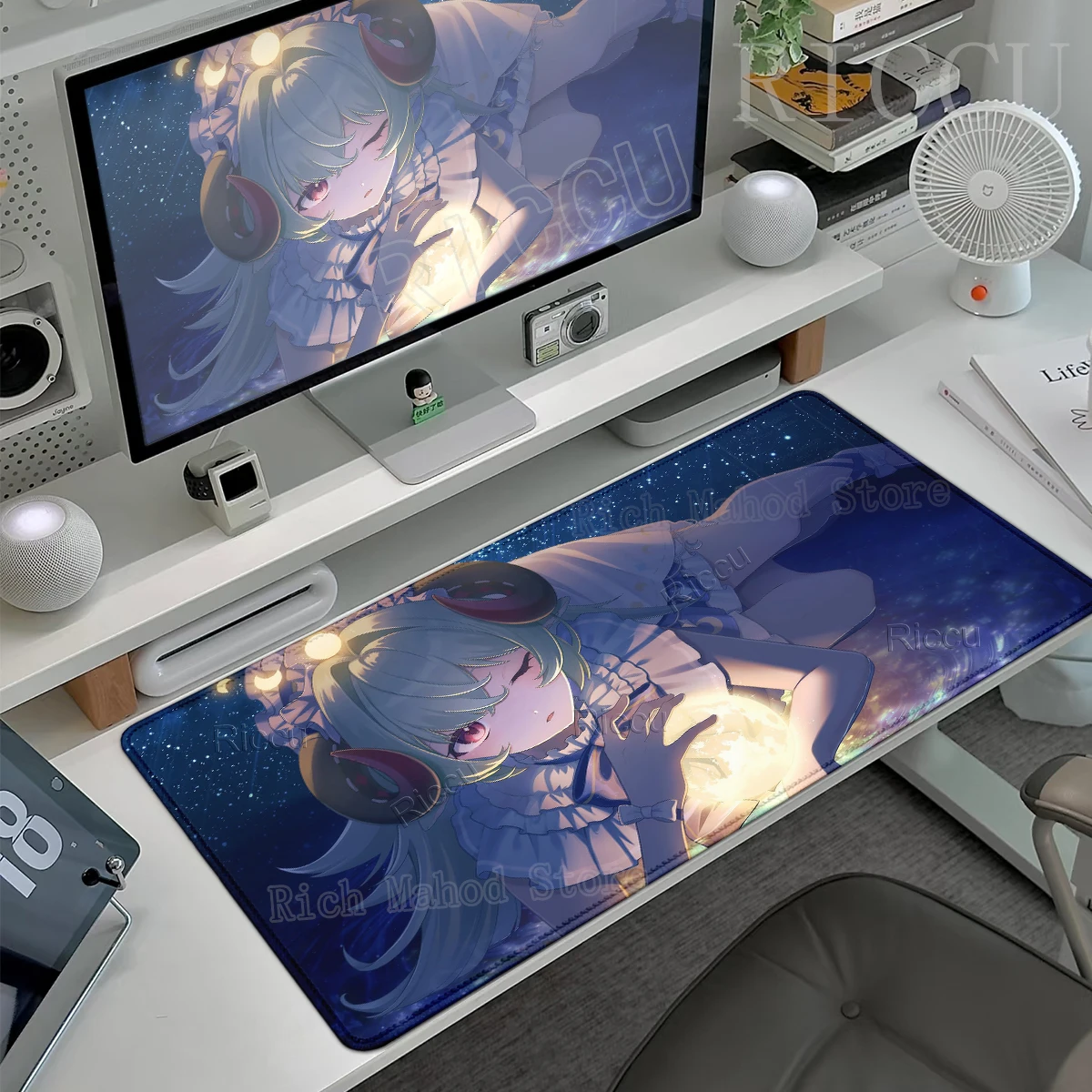 Anime Kawaii Girl Iroi MousePads Non-slip Rubber E-sport Gaming Rug XXL Office Laptop Keyboard Pad Neverness to Everness NTE Mat