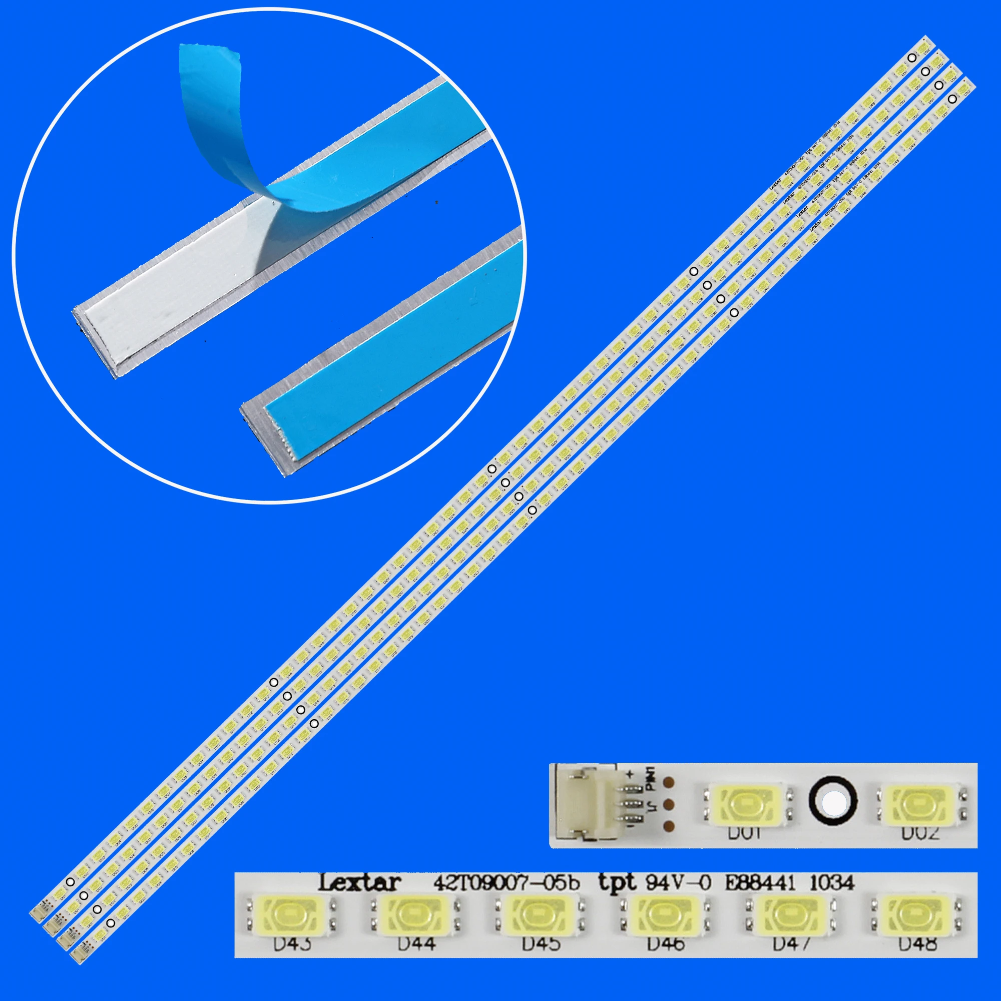 LED Backlight Strip For 42LE4900 42LE5400 E42-5000 ITV42839E iTV42920DE LED42760X LE42H300 LE42A300M LED42K11P LED42K01P