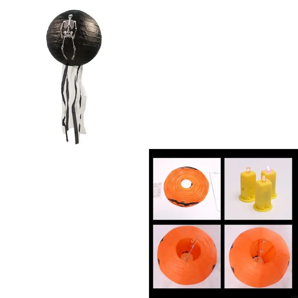 L43A Halloween Party Supplies 10inch Halloween Paper Lanterns Perfect for Home Decorations and Themed Parties,Supply