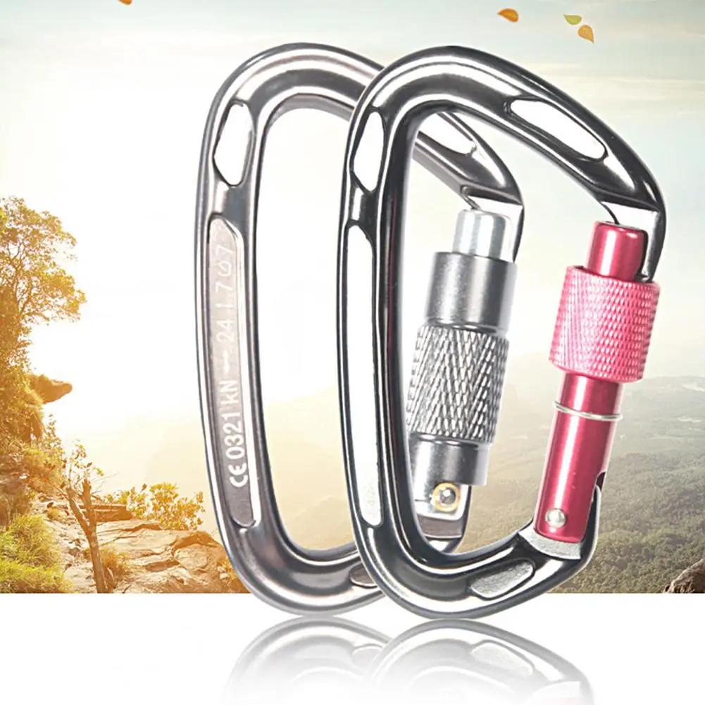 

Carabiner Hook Useful Portable Aluminium Good Toughness Carabiner for Outdoor