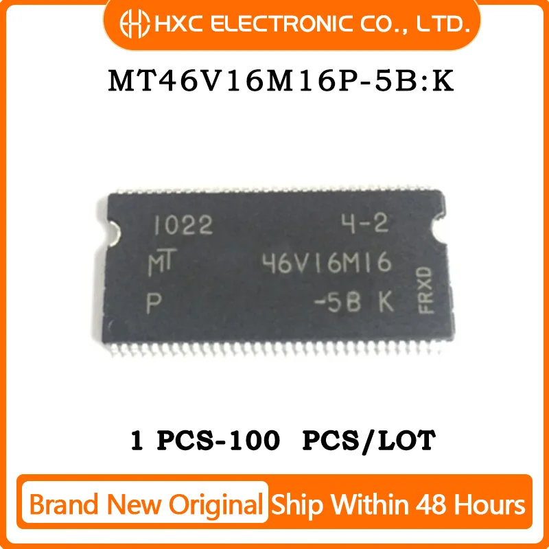 

Free Shipping 1PCS/10PCS/50PCS/100PCS MT46V16M16P-5B:K TSOP66 MT46V16M16P Brand New Original IC CHIP